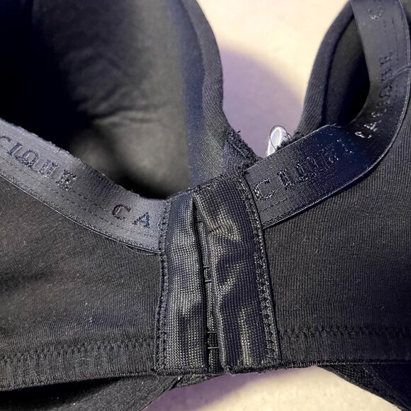 Cacique Bra Black 40DD Lightly lined full coverage - Picture 5 of 8